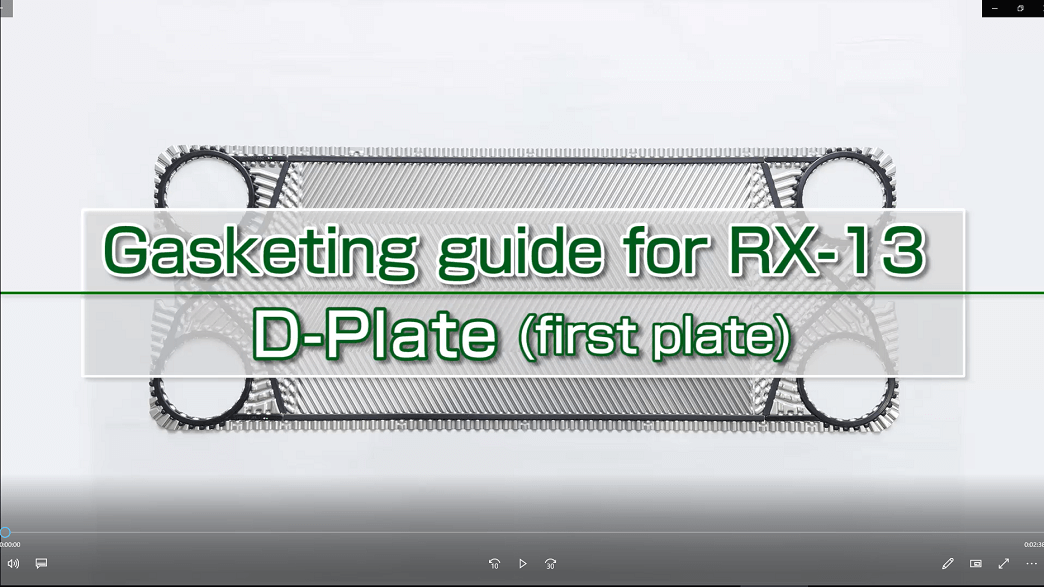 Gasketing guide for RX-13 D-Plate Gasket